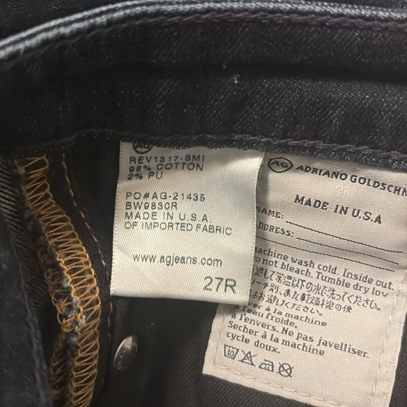 AG The Ballad Slim Boot Blue Jeans - Picture 7 of 8